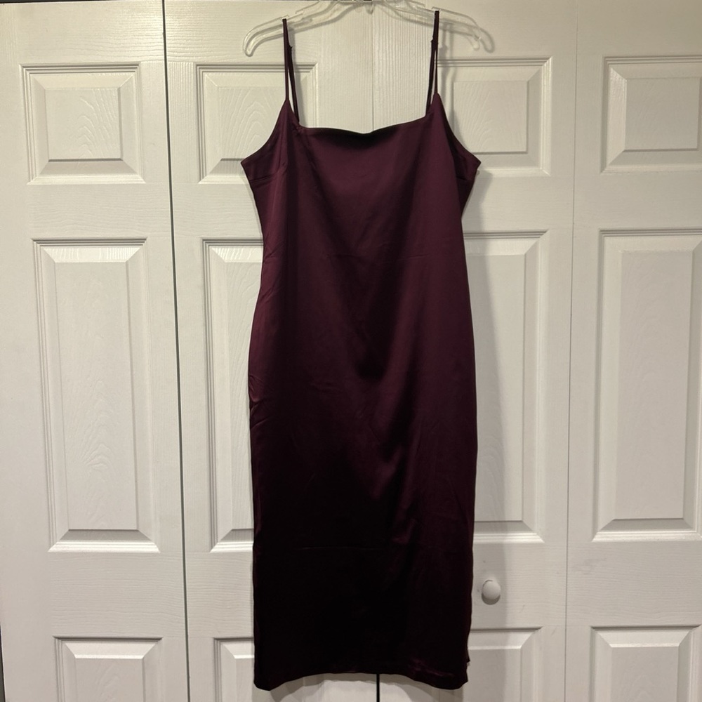 Burgundy Abercrombie & Fitch dress size XL